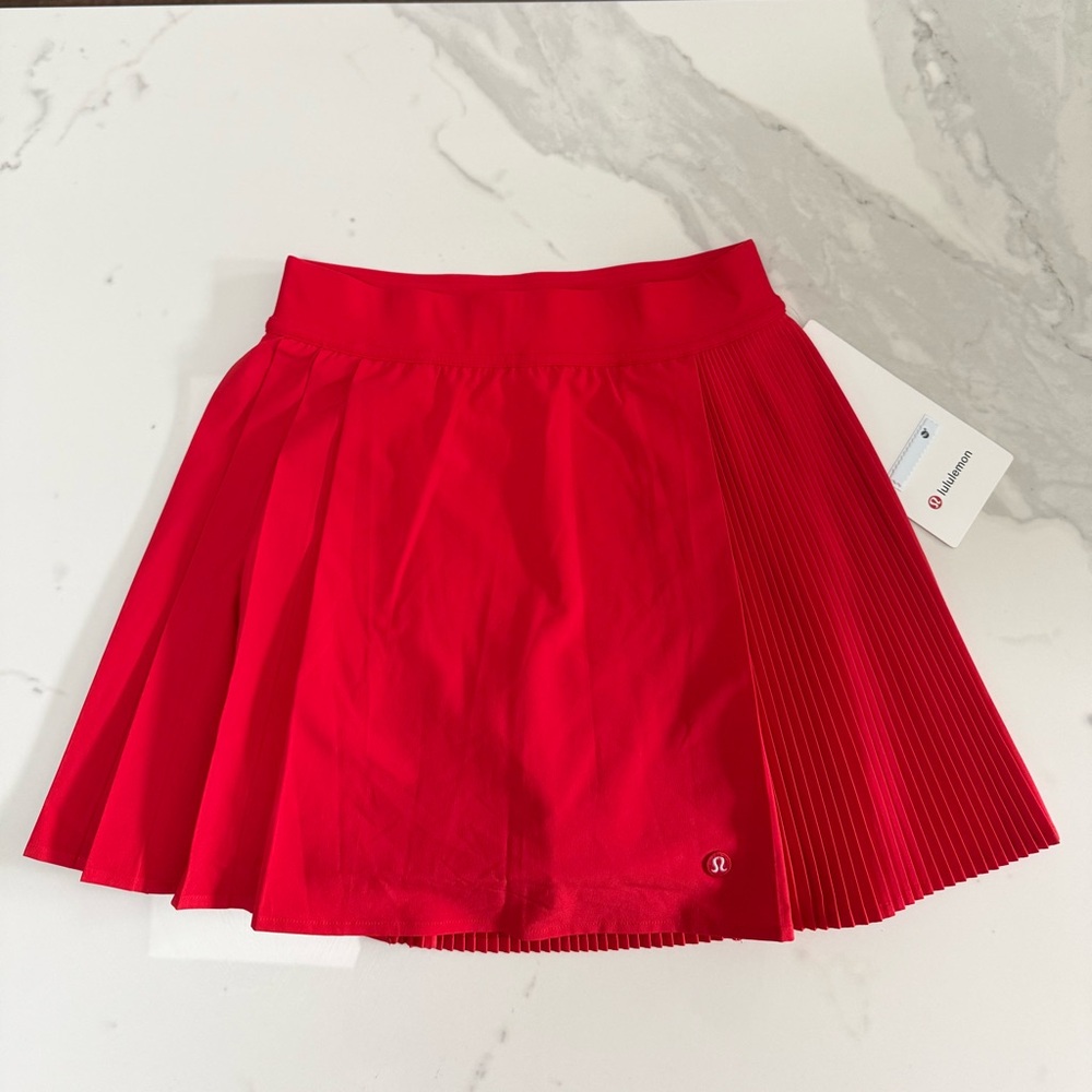 NWT - Lululemon Side Pleat Tennis Skirt